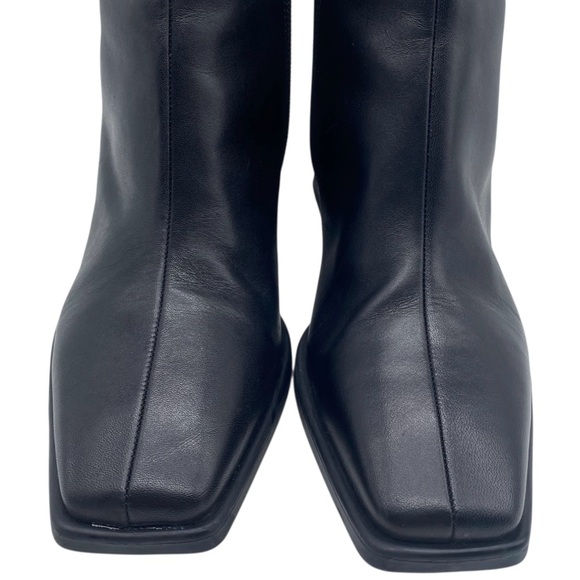 Vagabond Womens Shoes Hedda Boots Sz 9 Black Leather Chelsea Heeled Ankle Sleek - Picture 8 of 15